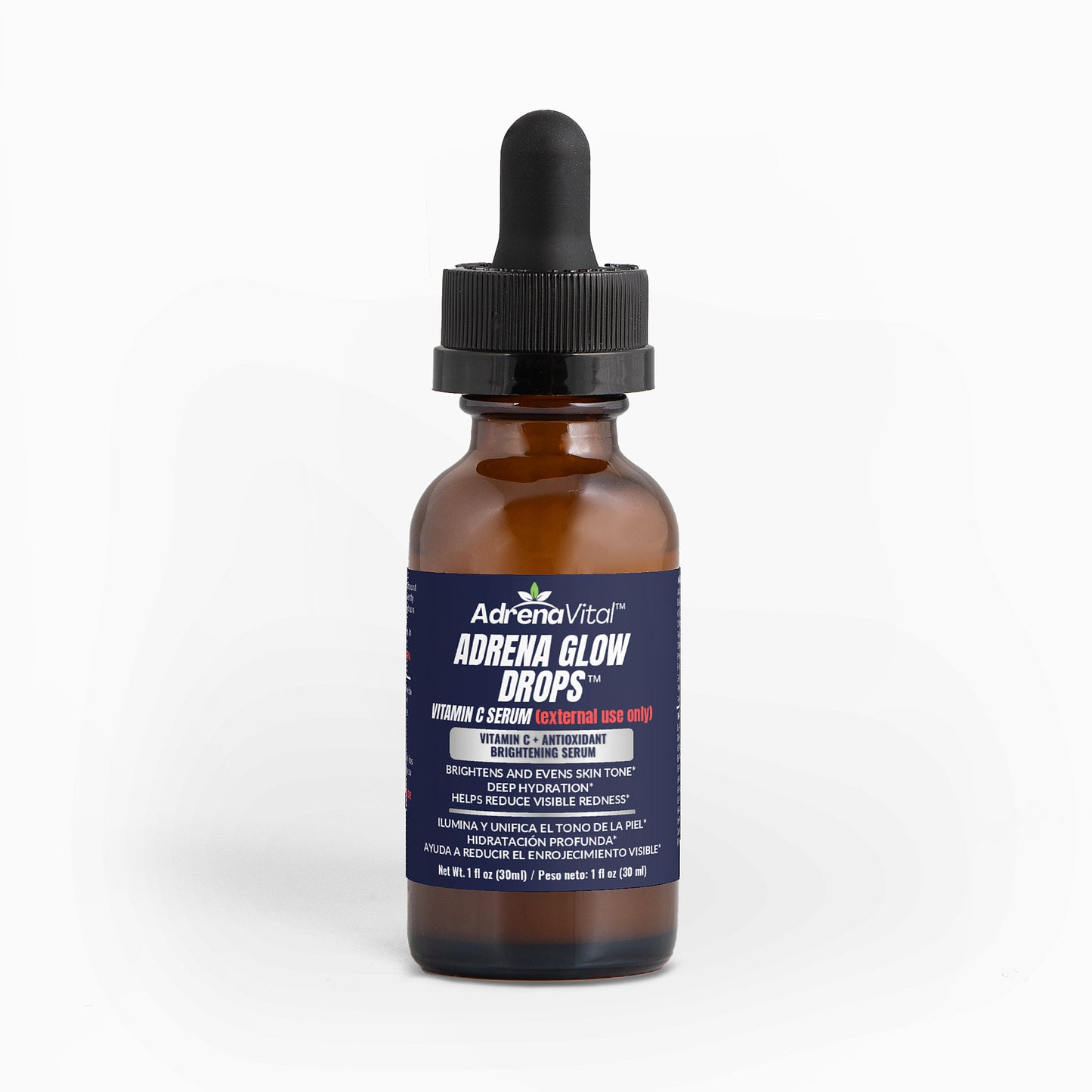 Adrena Glow Drops™ – Vitamin C + Antioxidant Brightening Serum