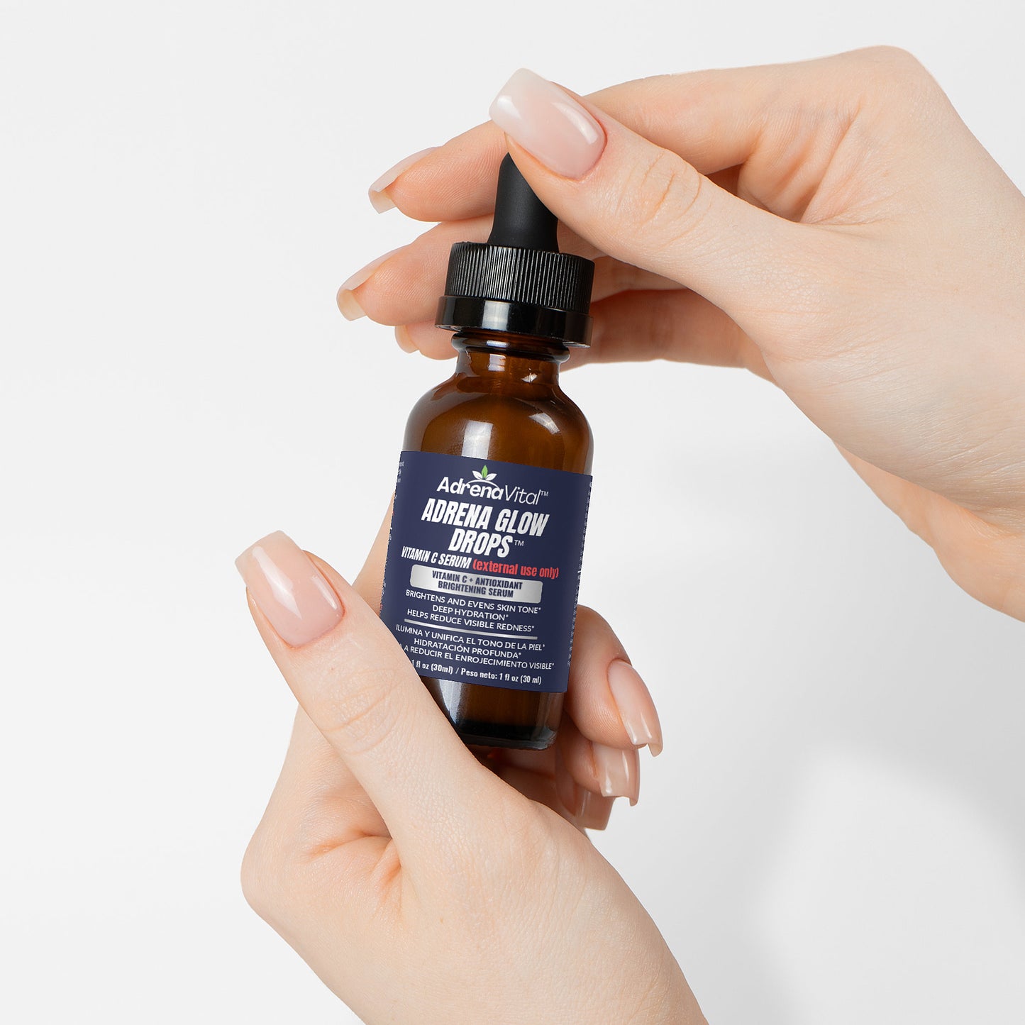Adrena Glow Drops™ – Vitamin C + Antioxidant Brightening Serum