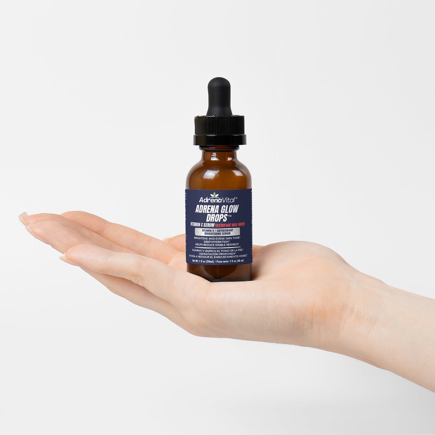 Adrena Glow Drops™ – Vitamin C + Antioxidant Brightening Serum