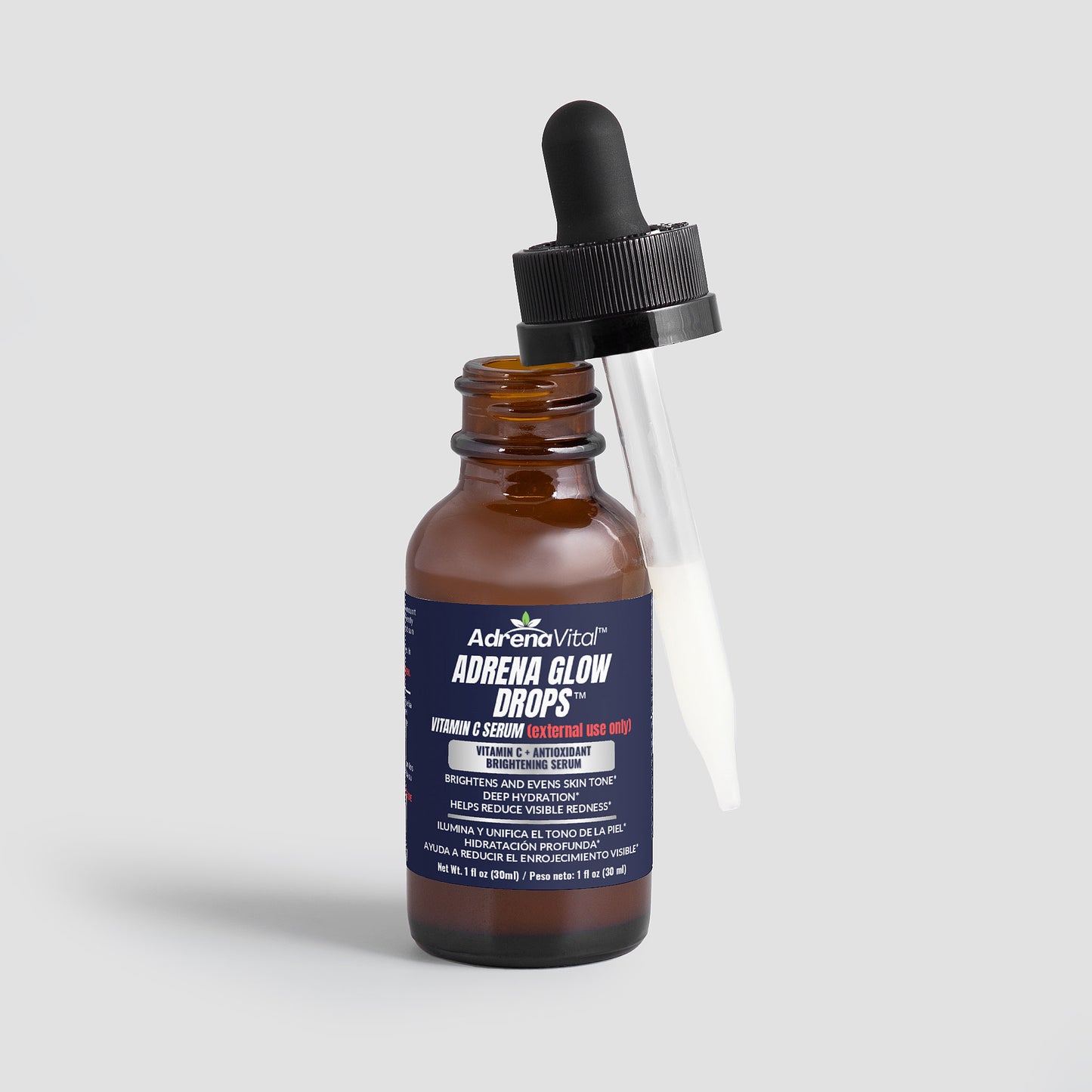 Adrena Glow Drops™ – Vitamin C + Antioxidant Brightening Serum