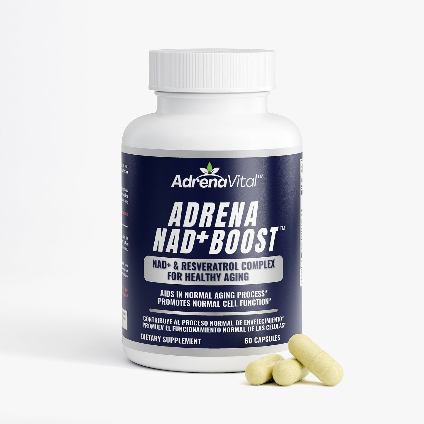 Adrena NAD+ Boost™ – NAD+ & Resveratrol Complex for Healthy Aging