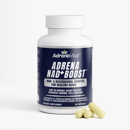 Adrena NAD+ Boost™ – NAD+ & Resveratrol Complex for Healthy Aging
