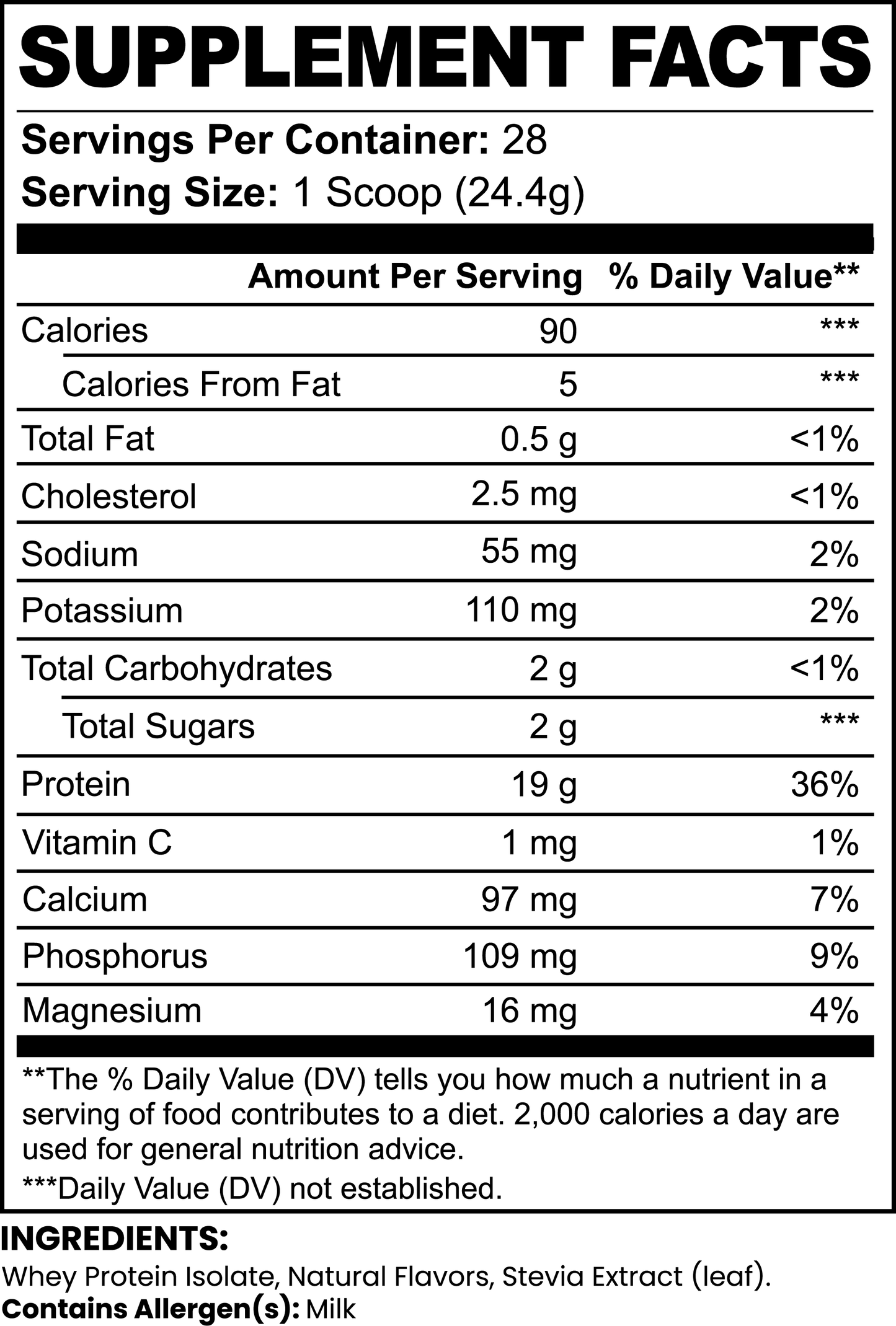 Adrena Pure3 Wellness Protein™ – 100% Whey Isolate (Vanilla)