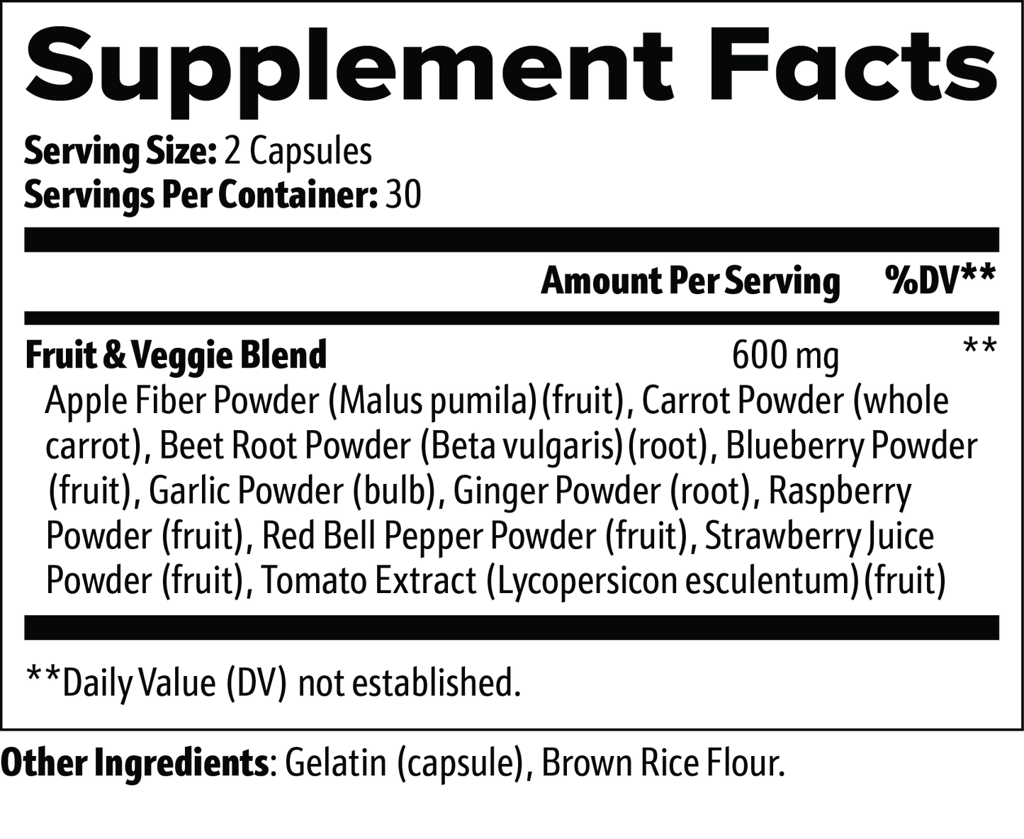 Adrena FrutaVita™ – 10‑Fruits & Vegetables Super‑Blend