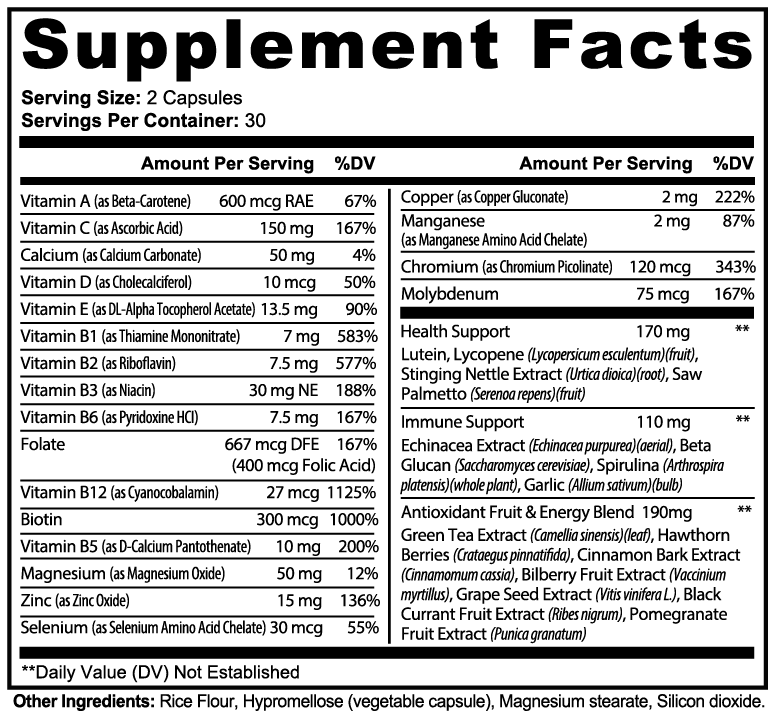 Adrena Men’s Balance™ – Daily Multivitamin Complex for Men