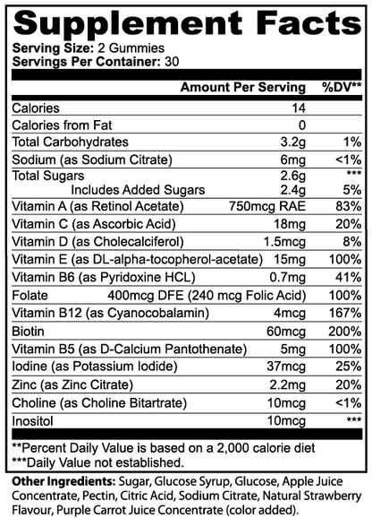 Adrena Daily Plus™ Gummies – Daily Multivitamin for Overall Wellness* (Adult)