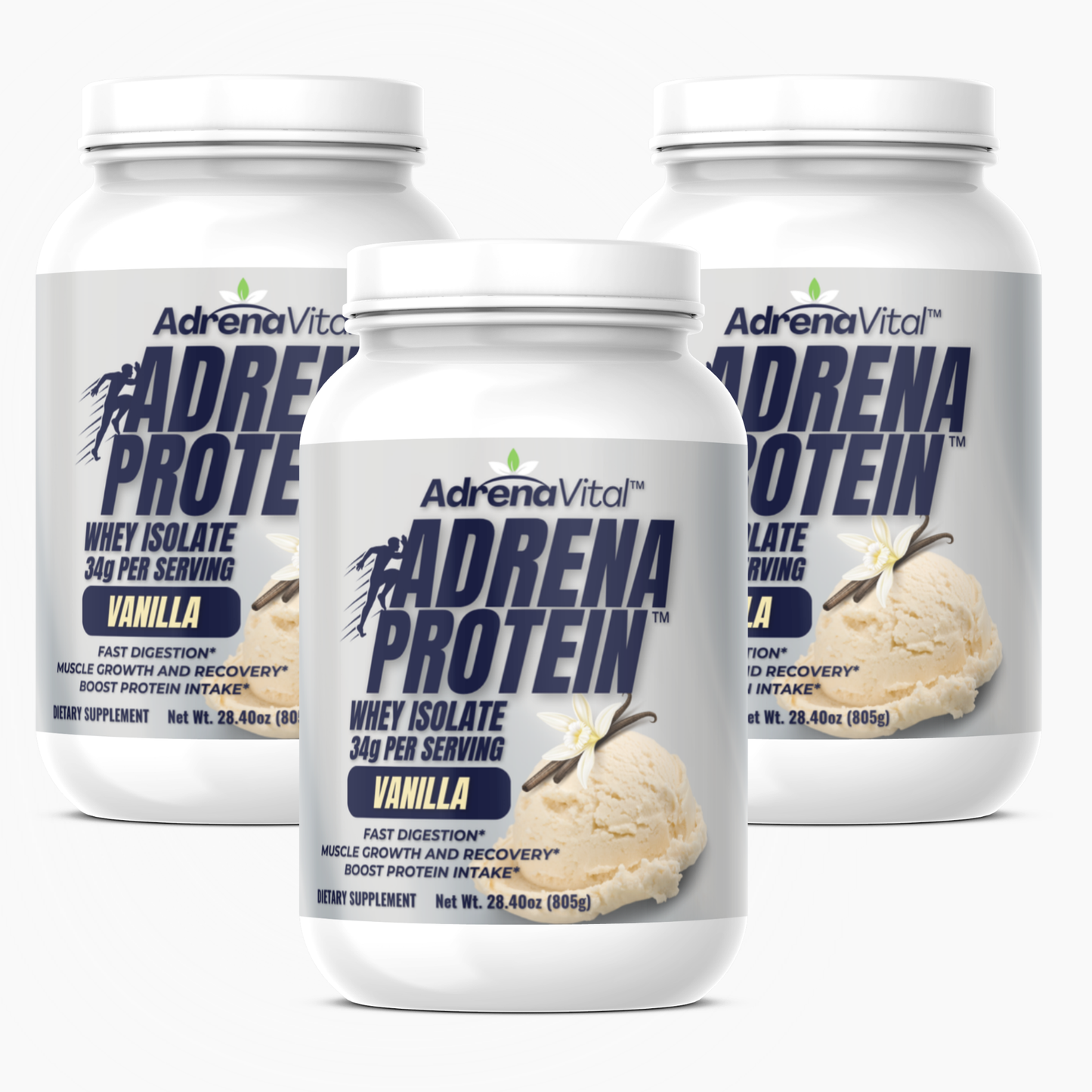 Adrena Protein™ – 100% Whey Isolate (Vanilla)