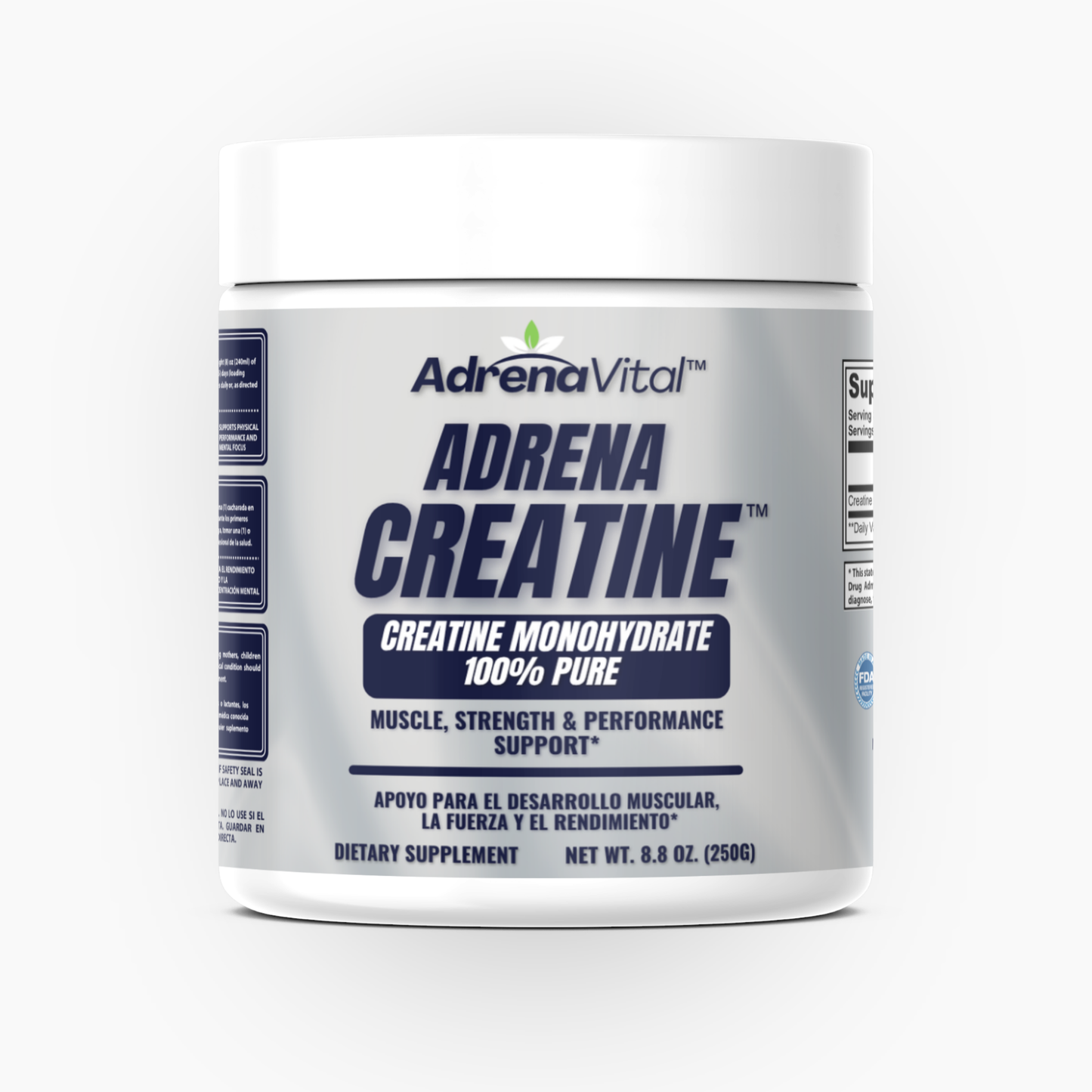 Adrena Creatine™ – 100% Pure Creatine Monohydrate for Muscle & Strength Support