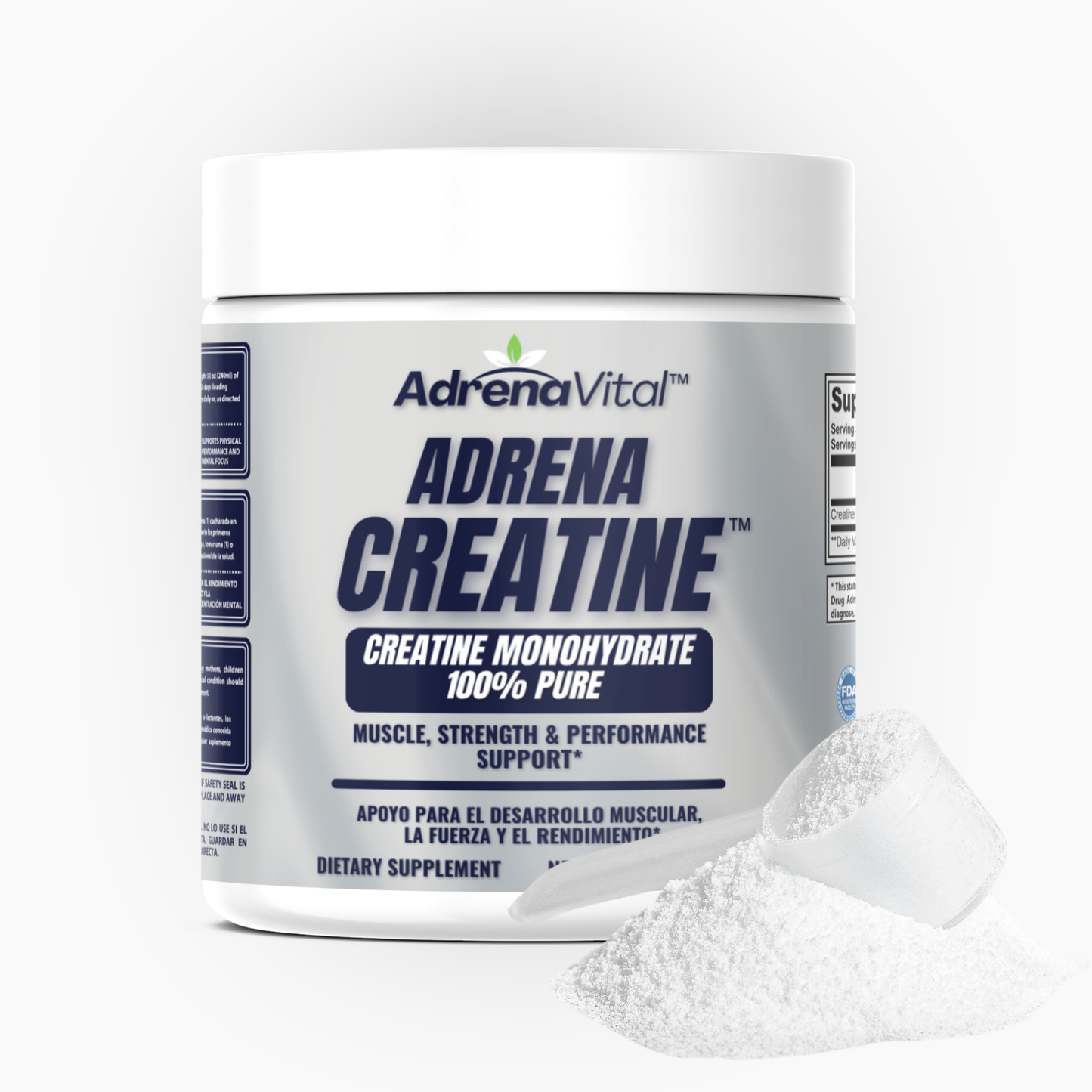 Adrena Creatine™ – 100% Pure Creatine Monohydrate for Muscle & Strength Support