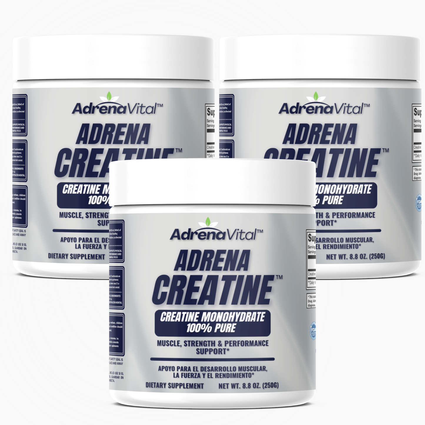 Adrena Creatine™ – 100% Pure Creatine Monohydrate for Muscle & Strength Support
