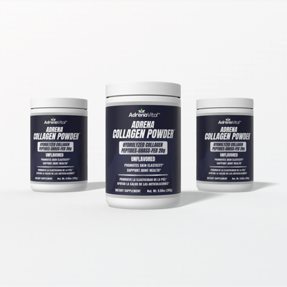 Adrena Collagen Powder™ – Grass‑Fed Hydrolyzed Peptides (Unflavored, 20 g)