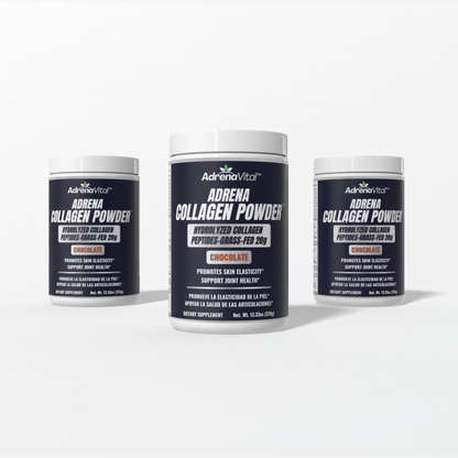 Adrena Collagen Powder™ – Grass‑Fed Hydrolyzed Collagen Peptides, Chocolate (20 g)