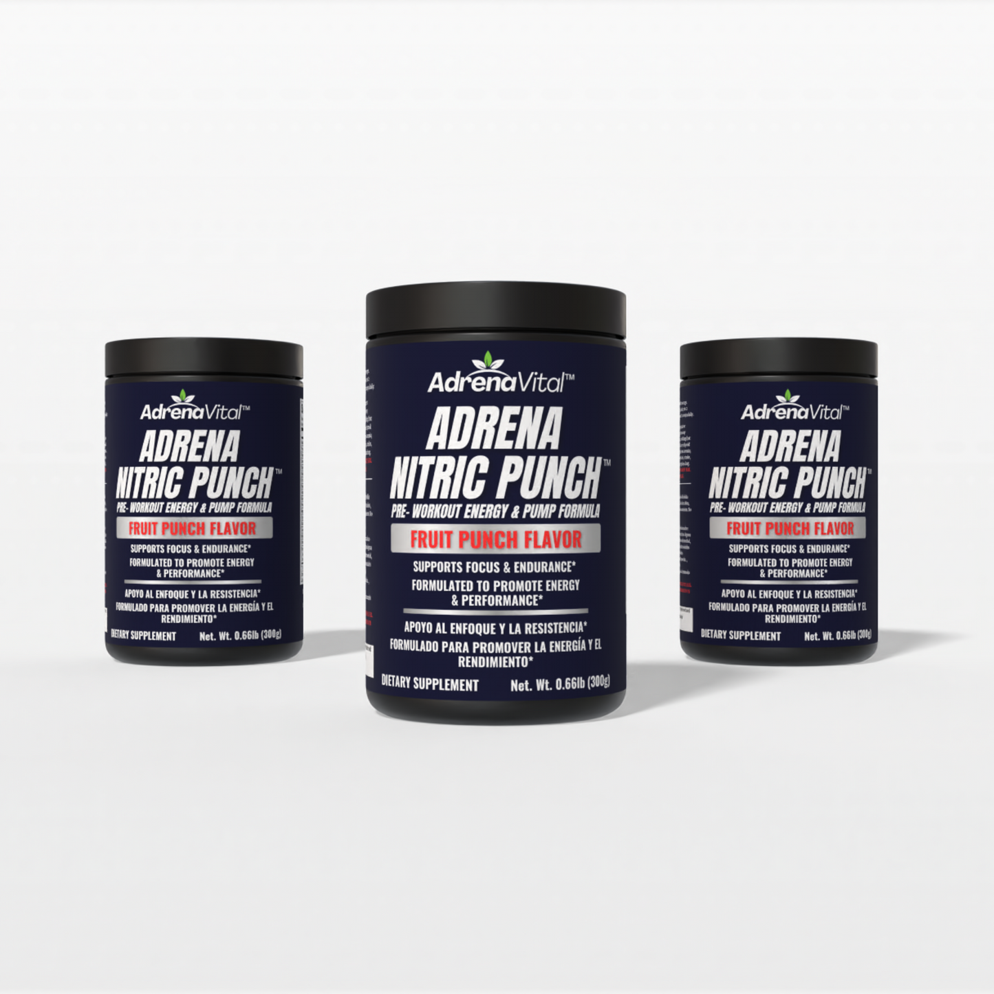 Adrena Nitric Punch™ – Pre‑Workout Energy & Pump Formula (Fruit Punch)