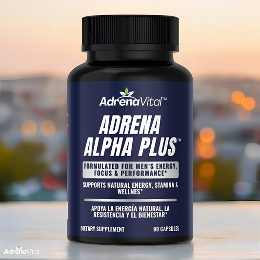 Adrena Alpha Plus™ – Natural Testosterone & Vitality Support for Men