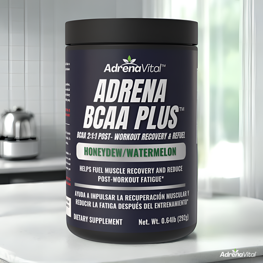 Adrena BCAA Plus™ – Post‑Workout Recovery & Refuel (Honeydew Watermelon)