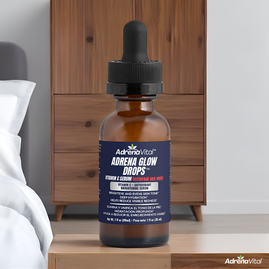 Adrena Glow Drops™ – Vitamin C + Antioxidant Brightening Serum