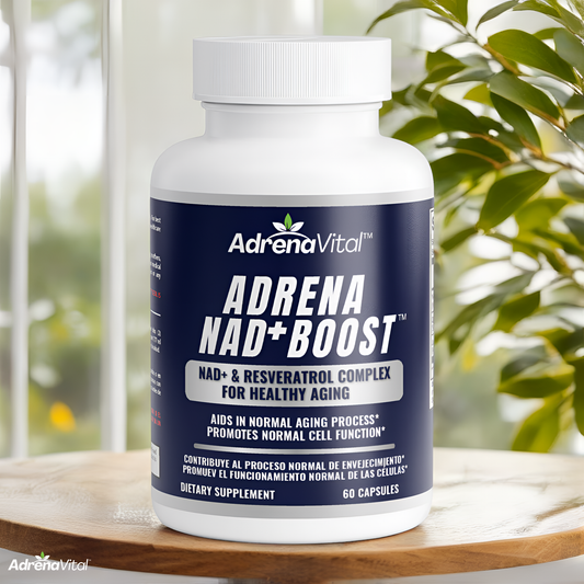Adrena NAD+ Boost™ – NAD+ & Resveratrol Complex for Healthy Aging