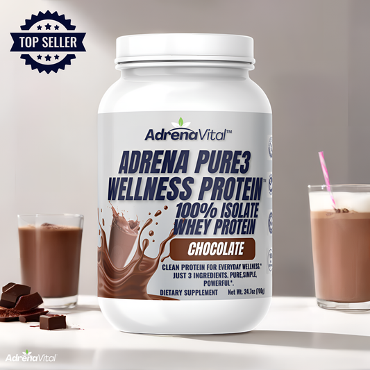 Adrena Pure3 Wellness Protein™ – 100% Whey Isolate (Chocolate)
